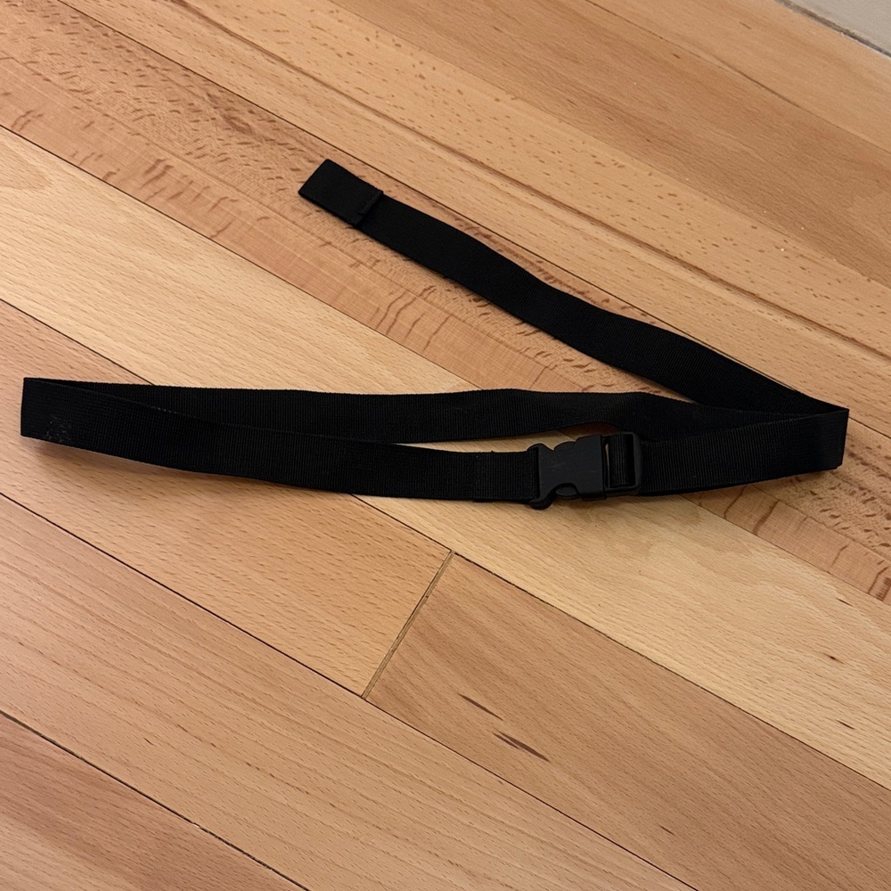 Rains Black Adjustable Belt